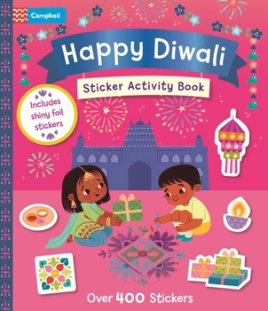 Paperback Happy Diwali Sticker Activity Book