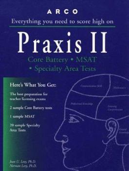 Paperback Praxis II: Core Battery, MSAT, Specialty Area Tests Book