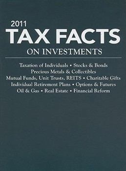 Paperback Tax Facts on Investments 2011 Book
