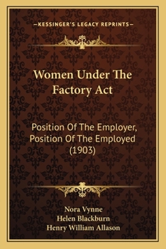 Women Under the Factory ACT