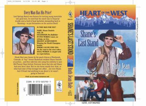 Shane's Last Stand (Heart Of The West, #8) - Book #7 of the Heart of the West/Bachelor Auction