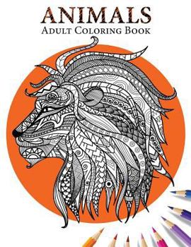 Paperback Animals: Adult Coloring Book