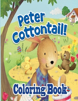 Paperback Peter Cottontail Coloring Book