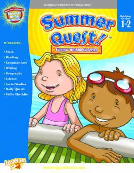 Paperback Summer Quest , Grades 1 - 2 Book