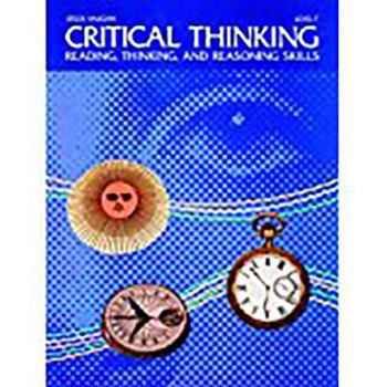 Paperback Steck-Vaughn Critical Thinking: Student Edition (Level F) Book