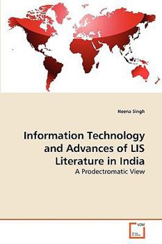 Paperback Information Technology and Advances of LIS Literature in India Book