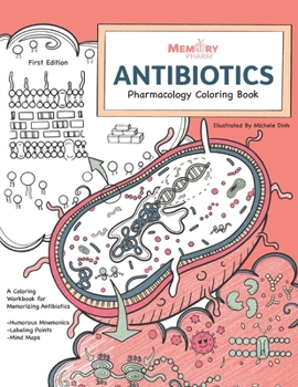 Paperback Antibiotics Pharmacology Coloring Book: Antibiotics Book