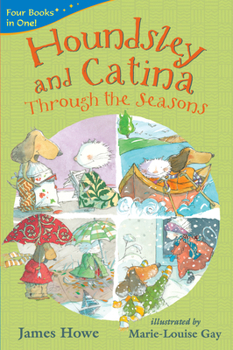 Paperback Houndsley and Catina Through the Seasons: 4 Books in 1 Book
