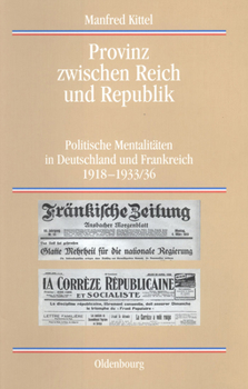 Hardcover Provinz zwischen Reich und Republik [German] Book