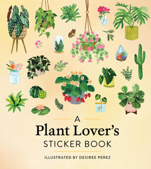 Hardcover A Plant Lover's Sticker Book