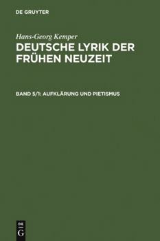 Hardcover Aufklärung Und Pietismus Book