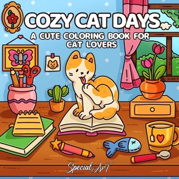 Cozy Cat Days: A Cute Coloring Book for Cat Lovers (Cat & Dog Coloring Books)