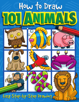 Paperback How to Draw 101 Animals Book