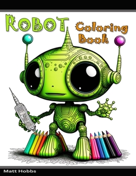 Paperback Robot Coloring Book