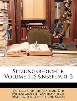 Sitzungsberichte, Volume 116, Part 3
