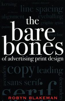 Paperback The Bare Bones of Advertising Print Design Book