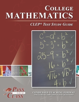 Paperback College Mathematics CLEP Test Study Guide Book