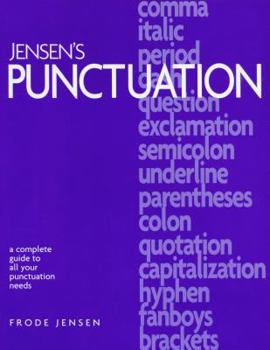 Paperback Jensen's Punctuation Book