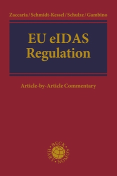 Hardcover EU Eidas-Regulation: Article-By-Article Commentary Book