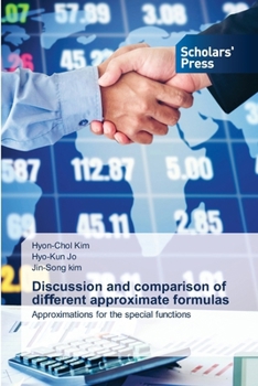Paperback Discussion and comparison of diﬀerent approximate formulas Book
