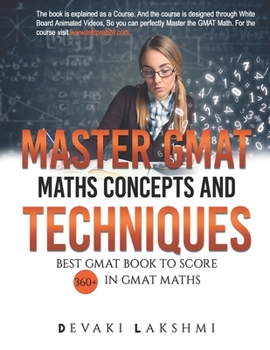 Paperback Master GMAT Math Concepts and Techniques Book