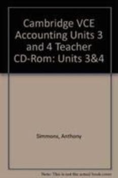 Misc. Cambridge Vce Accounting Units 3 and 4 Teacher CD-ROM Book