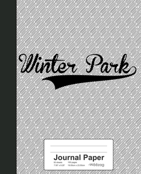 Paperback Journal Paper: WINTER PARK Notebook Book