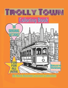 Paperback Trolly Town: coloring book