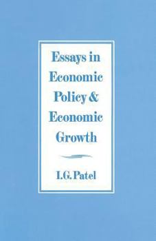 Paperback Essays in Economic Policy and Economic Growth Book