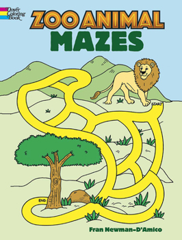Paperback Zoo Animal Mazes Book