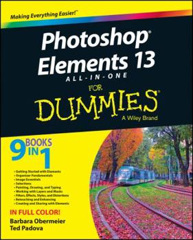 Paperback Photoshop Elements 13 All-In-One for Dummies Book