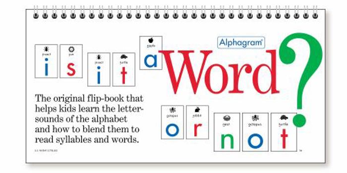 Spiral-bound Alphagram The is It a Word–Or Not? flip-Book Book