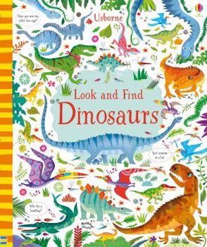 Paperback Look and Find Dinosaurs Book