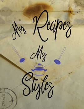 Paperback My Recipes Journal: Family Recipes Journal (24) Book