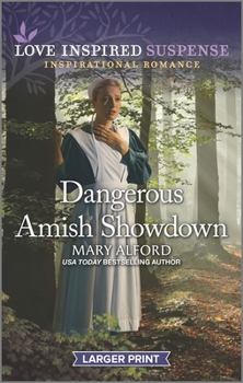 Mass Market Paperback Dangerous Amish Showdown [Large Print] Book