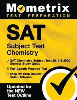 Paperback SAT Subject Test Chemistry - SAT Chemistry Subject Test 2019 & 2020 Secrets Study Guide, Full-Length Practice Test, Step-By-Step Review Video Tutorial Book