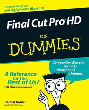 Paperback Final Cut Pro HD for Dummies Book