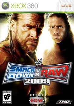 Video Game WWE Smackdown Vs Raw 09 Book