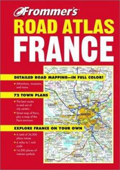 Paperback Frommer's Road Atlas France Book