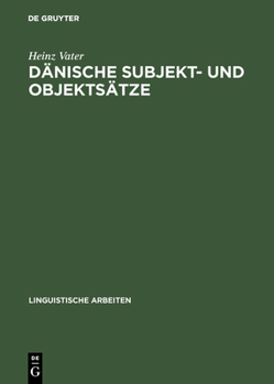 Hardcover Dänische Subjekt- und Objektsätze [German] Book