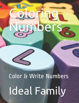 Paperback Coloring Numbers: Write & Coloring & Learn Numbers (1-20) Book