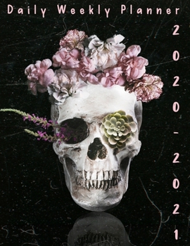 2 Year Planner 2020-2021 Daily Weekly Monthly: see it Bigger Large size Personal Appointment at a Glance Calendar Planner Spread Views 24 Months to Do ... 2021 Flower Sugar Skull Lover Cover Design
