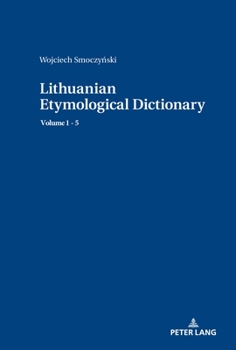 Hardcover Lithuanian Etymological Dictionary Book