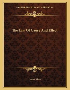 Paperback The Law of Cause and Effect Book