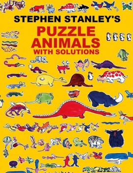 Paperback Stephen Stanley's Puzzle Animals with solutions Book