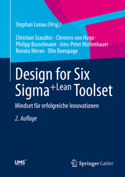 Hardcover Design for Six Sigma+lean Toolset: Mindset Für Erfolgreiche Innovationen [German] Book