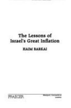 Hardcover The Lessons of Israel's Great Inflation Book