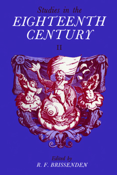 Paperback Studies in the Eighteenth Century II: Papers Presented at the Second David Nichol Smith Memorial Seminar, Canberra 1970 Book