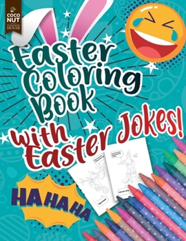 Paperback Easter Coloring Book with Easter Jokes: An Activity Book For Kids Book