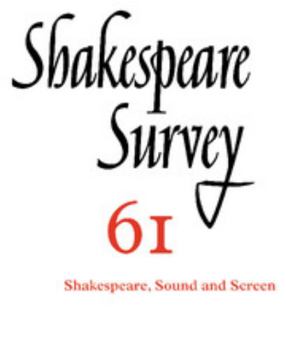 Paperback Shakespeare Survey: Volume 61, Shakespeare, Sound and Screen Book